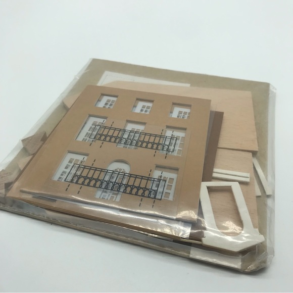 Vintage Master Plan Model Buildings Kit Georgian Mansion Set Merchants House - Picture 9 of 11